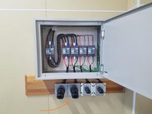 引込口配線 電気工事 施工事例 中部電力(中電申請)
